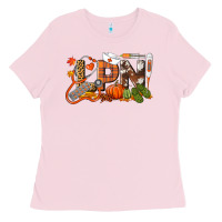 Bubblegum Pink Fall LPN Licensed Practical Nurse Ladies Tee - LillyAllenDesigns