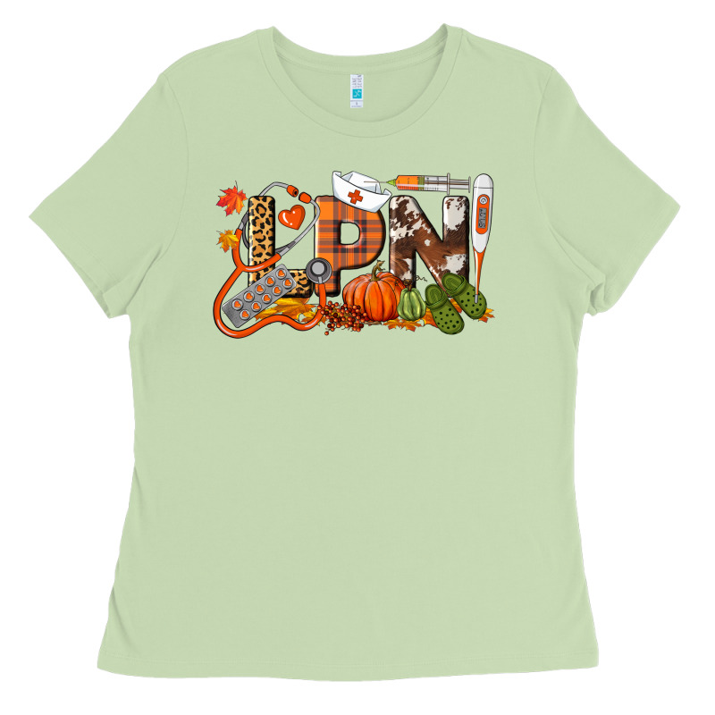 Fall Lpn Licensed Practical Nurse Ladies Tee by LillyAllenDesigns | Teevron