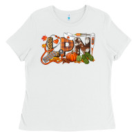 White Fall LPN Licensed Practical Nurse Ladies Tee - LillyAllenDesigns