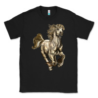 Black percheron horse Classic Tee - LillyAllenDesigns