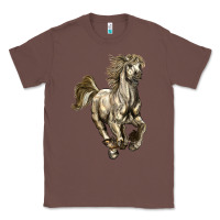 Chestnut percheron horse Classic Tee - LillyAllenDesigns