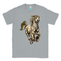 Heather Grey percheron horse Classic Tee - LillyAllenDesigns