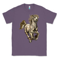 Lavender percheron horse Classic Tee - LillyAllenDesigns