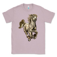 Lilac percheron horse Classic Tee - LillyAllenDesigns