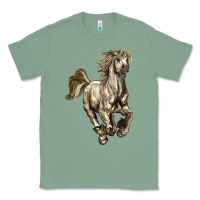Sage percheron horse Classic Tee - LillyAllenDesigns