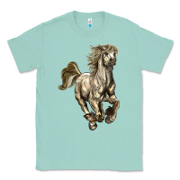 Seafoam percheron horse Classic Tee - LillyAllenDesigns