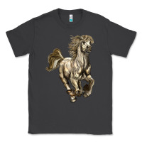 Smoke percheron horse Classic Tee - LillyAllenDesigns