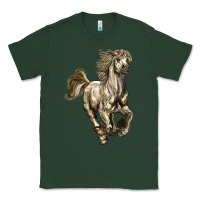 Sports Green percheron horse Classic Tee - LillyAllenDesigns