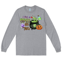 Heather Grey i put a spell on you Long Sleeve Tee - CowGirlArtShop