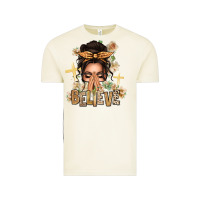 Vintage Arctic believe praying caucasian messy bun Vintage Tee - texasbilliewilder