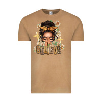 Vintage Camel believe praying caucasian messy bun Vintage Tee - texasbilliewilder