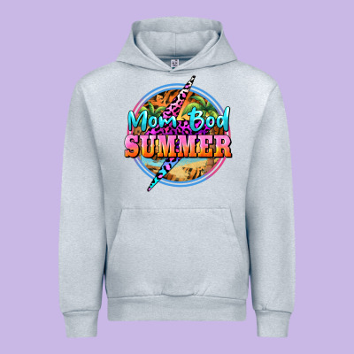 Mom Bod Summer Urban Hoodie Designed By Barkaloodesign