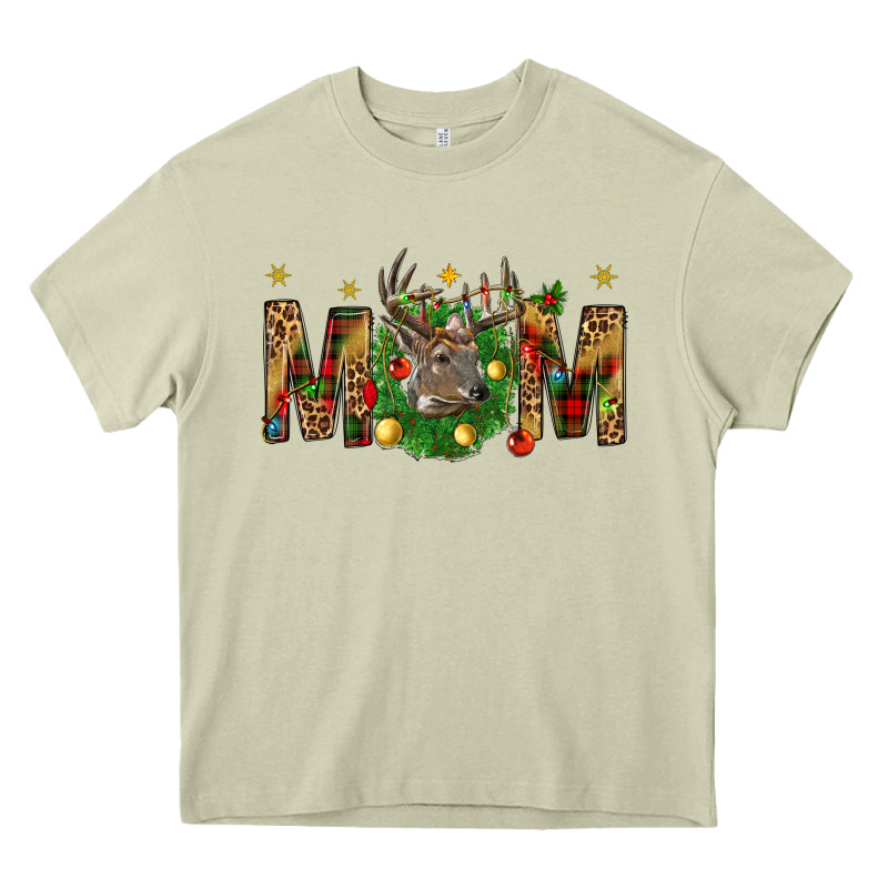 Western Mom With Reindeer Heavy Core Tee by BundleAndBundleShop | Teevron