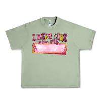 Oil Green Personalized i wear pink for my Urban Heavy Tee - texasbilliewilder