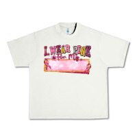 Pistachio Personalized i wear pink for my Urban Heavy Tee - texasbilliewilder