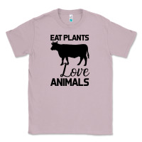 Lilac Eat Plants Love Animals Classic Tee - Bettercallsaul