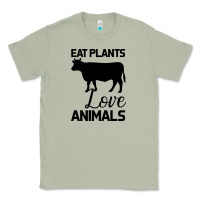 Eat Plants Love Animals Classic Tee | Teevron