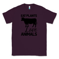 Plum Eat Plants Love Animals Classic Tee - Bettercallsaul