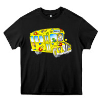 Black the magic school bus Heavy Core Tee - lanVoArt