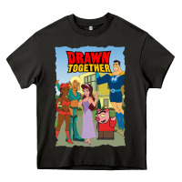 Asphalt drawn together Heavy Core Tee - lanVoArt