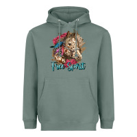 Sage free spirit appaloosa horse Heavyweight Hoodie - LillyAllenDesigns