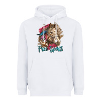 White free spirit appaloosa horse Heavyweight Hoodie - LillyAllenDesigns
