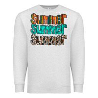 Oatmeal Heather summer western Premium Sweatshirt - RacoonDesign