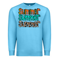 Ocean Blue summer western Premium Sweatshirt - RacoonDesign