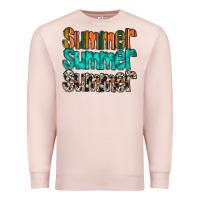 Pale Pink summer western Premium Sweatshirt - RacoonDesign