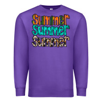 Purple summer western Premium Sweatshirt - RacoonDesign