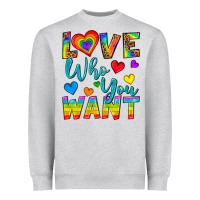 Western Love Who You Want Heavyweight Sweatshirt | Teevron
