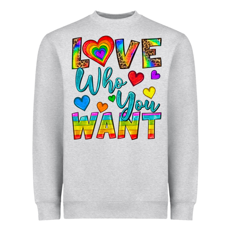 Western Love Who You Want Heavyweight Sweatshirt by BundleAndBundleShop | Teevron