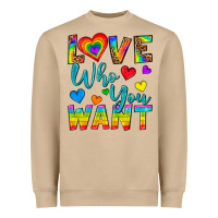 Mushroom Western Love Who You Want Heavyweight Sweatshirt - BundleAndBundleShop