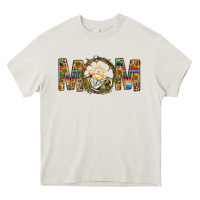 Cream Western Mom With Baby Jesus Heavy Core Tee - BundleAndBundleShop