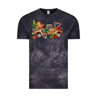 Cloud Black gingerbread truck Vintage Tee - texasbilliewilder