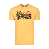 Vintage Mustard gingerbread truck Vintage Tee - texasbilliewilder