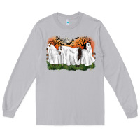 Moon Dust ghost horses halloween Long Sleeve Tee - CowGirlArtShop