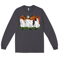 Smoke ghost horses halloween Long Sleeve Tee - CowGirlArtShop
