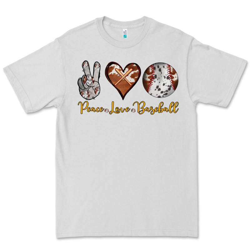 Peace Love Baseball Premium Tee by RanaPortraitStore | Teevron
