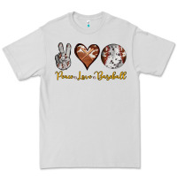Dove Grey peace love baseball Premium Tee - RanaPortraitStore