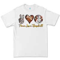 White peace love baseball Premium Tee - RanaPortraitStore