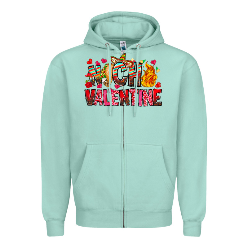 Nacho Valentine Zipper Hoodie by CowhideDigitalArt | Teevron