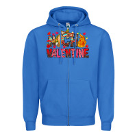 True Royal Nacho Valentine Zipper Hoodie - CowhideDigitalArt