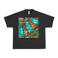 Pigment Black Fall gnomes Urban Heavy Tee - NancyCooperArtShop