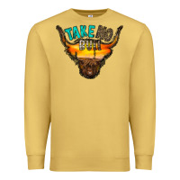 Antique Gold take no bull Premium Sweatshirt - RacoonDesign