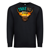 Black take no bull Premium Sweatshirt - RacoonDesign
