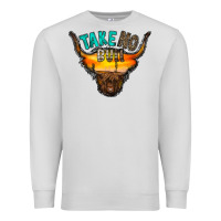 Dove Grey take no bull Premium Sweatshirt - RacoonDesign