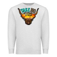 Oatmeal Heather take no bull Premium Sweatshirt - RacoonDesign