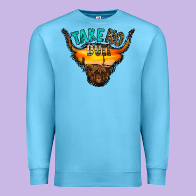 Take No Bull Premium Sweatshirt Designed By Racoondesign