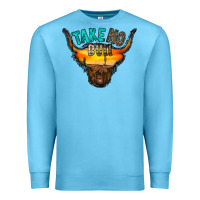 Ocean Blue take no bull Premium Sweatshirt - RacoonDesign